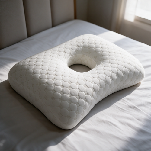 Velmesta Ear Piercing Donut Pillow