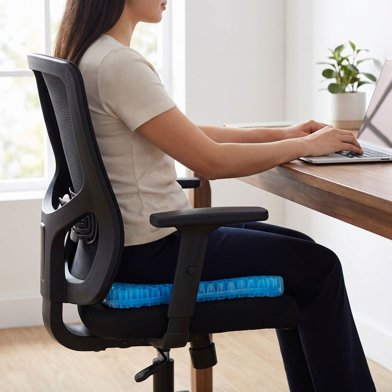 At your desk