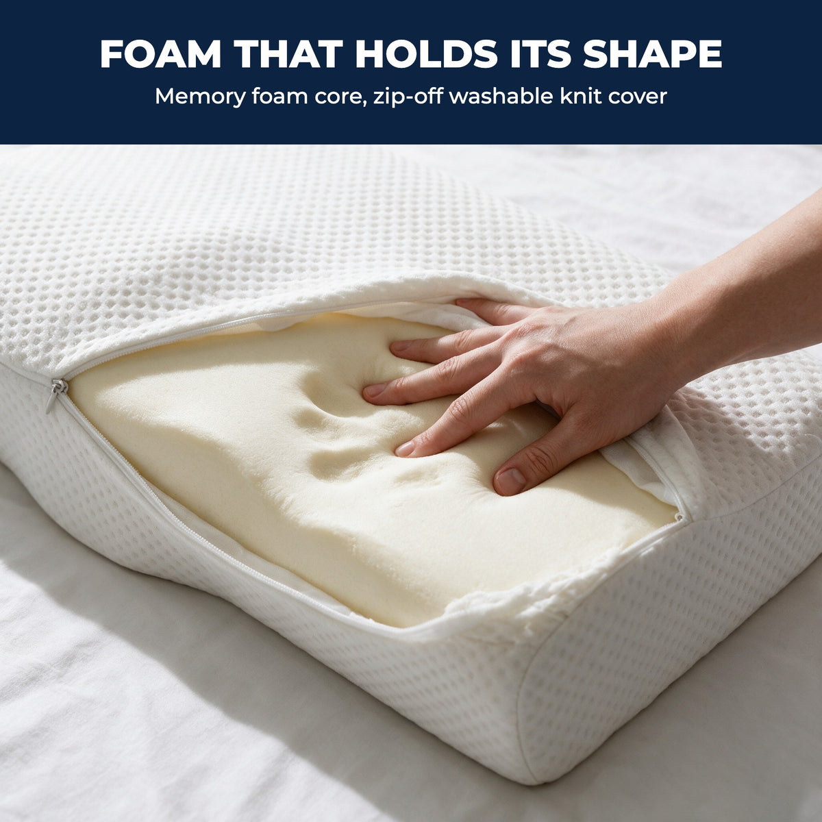 Foam that holds the wave