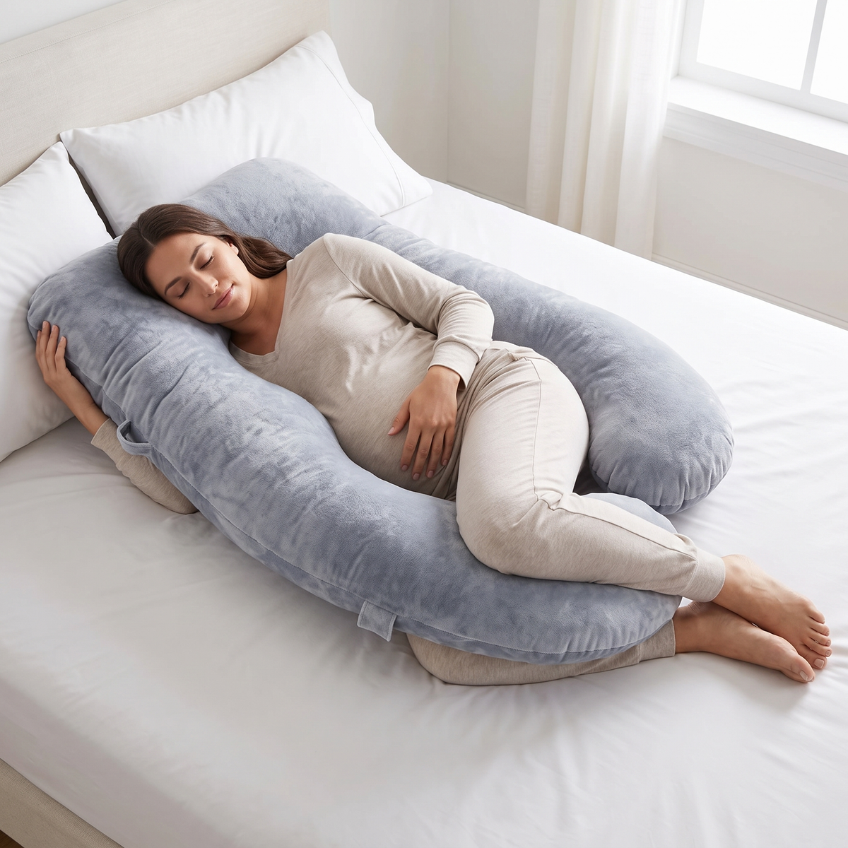 Full body pregnancy pillow