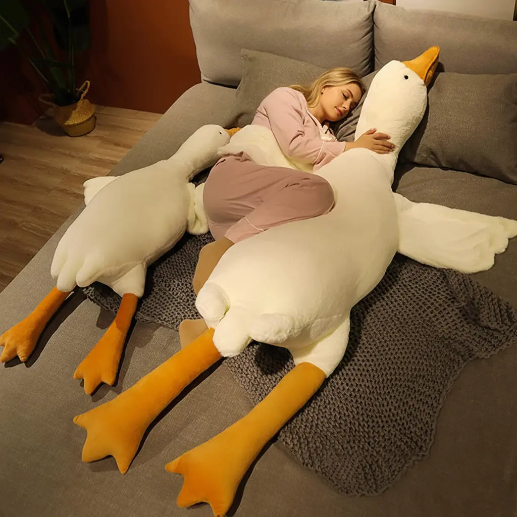 Velmesta Funny Goose Plush Pillow