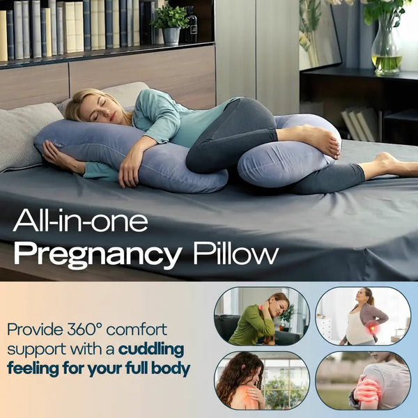 Velmesta Cooling Full Body Pregnancy Pillow