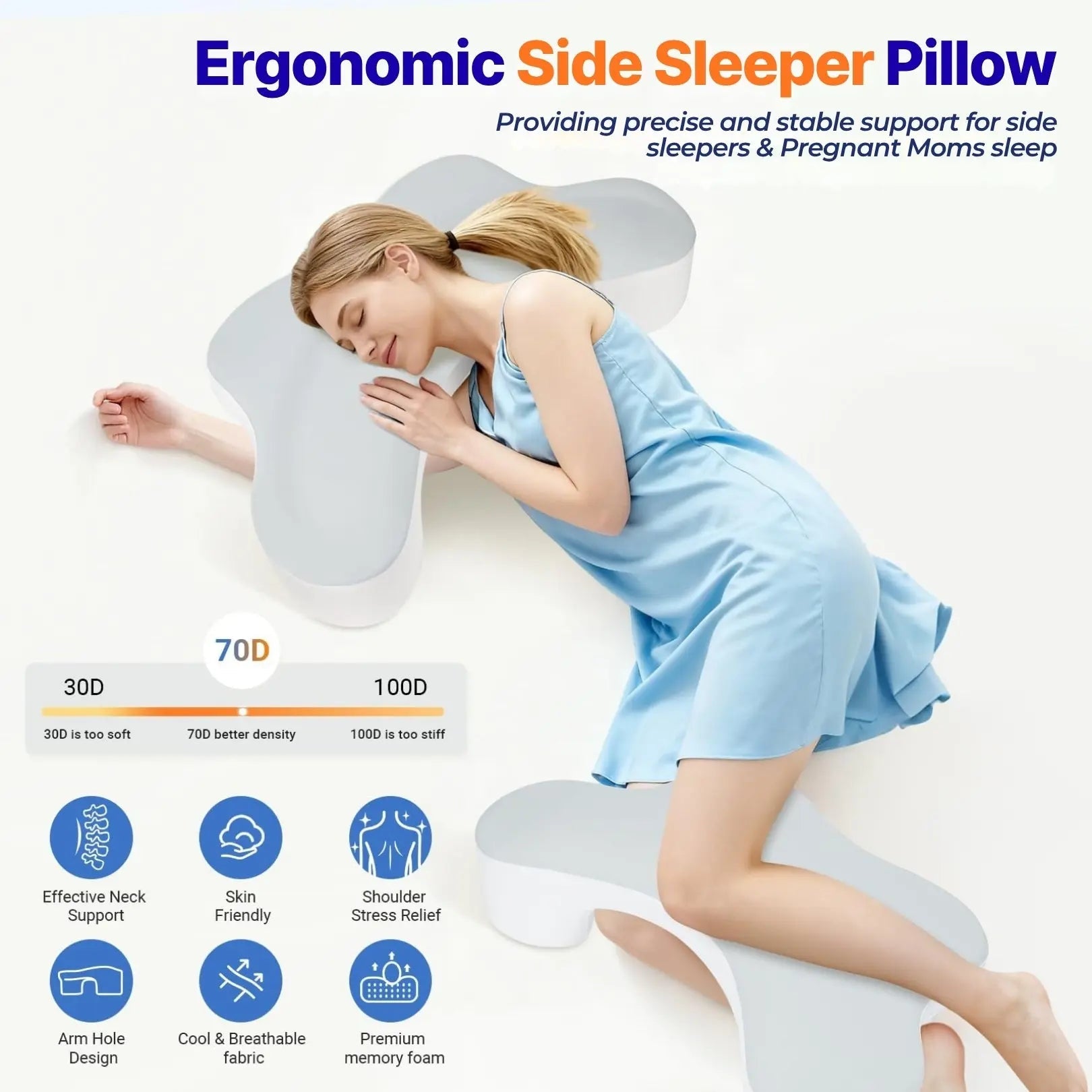 Velmesta Upright Arm Support Pillow