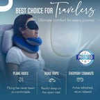 Velmesta Double-Support Travel Neck Pillow