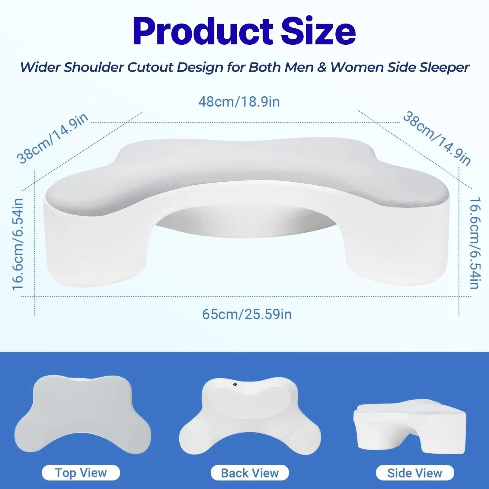 Velmesta Upright Arm Support Pillow