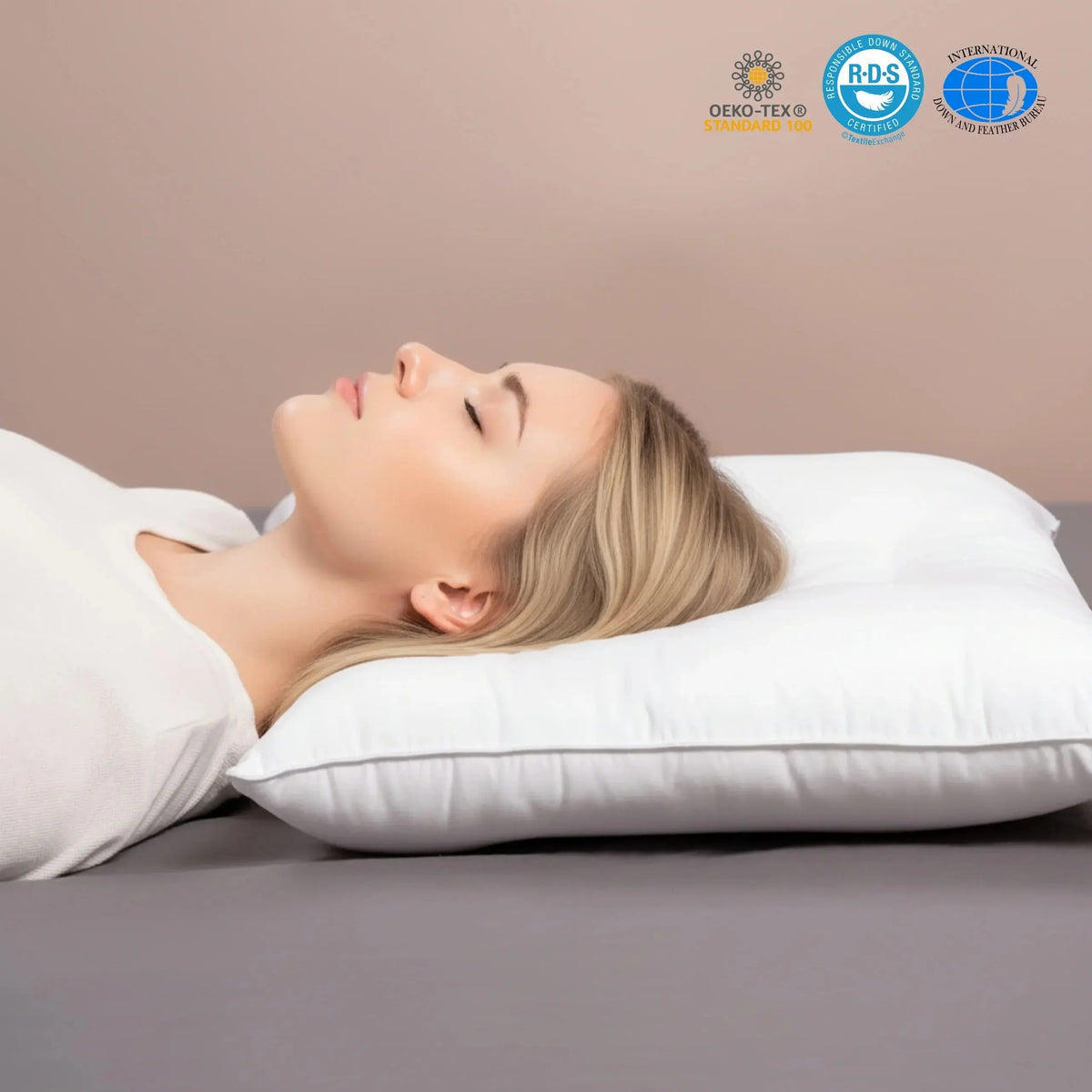 Velmesta Pure Cotton Low Loft Pillow