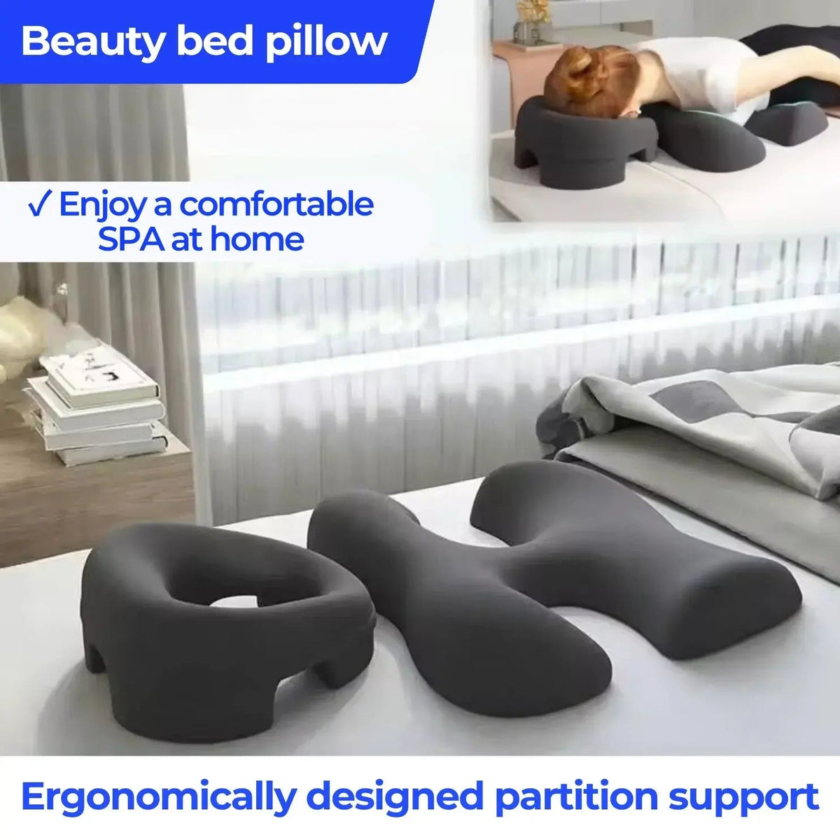 Velmesta Face Cradle and Chest Support Pillow Set view 4