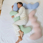 Velmesta Dino Full Body Pillow for side sleeping comfort
