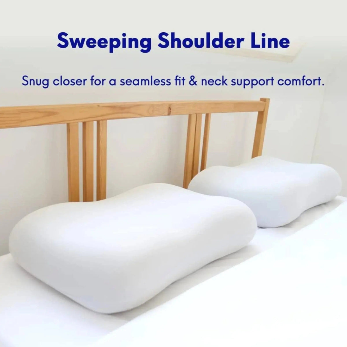 Velmesta Contoured Memory Foam Neck Support Pillow view 3