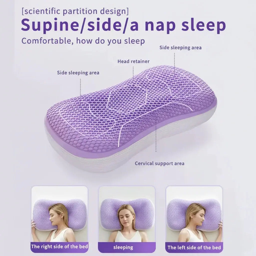 Velmesta Honeycomb Gel Neck Support Pillow view 3