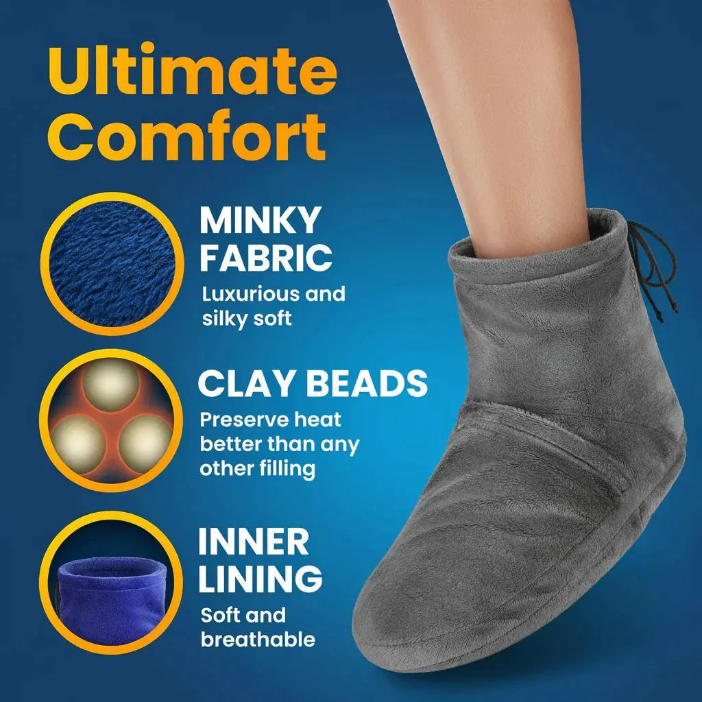 Velmesta USB Heated Foot Warmer Slippers view 2