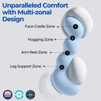 Velmesta Dino Full Body Pillow for side sleeping comfort
