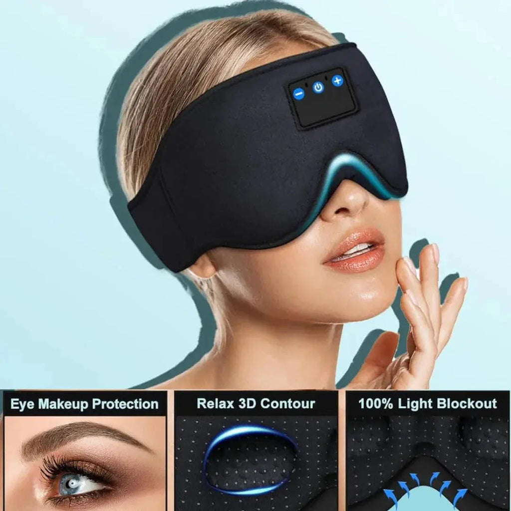 Velmesta Bluetooth Sleep Mask with Headphones