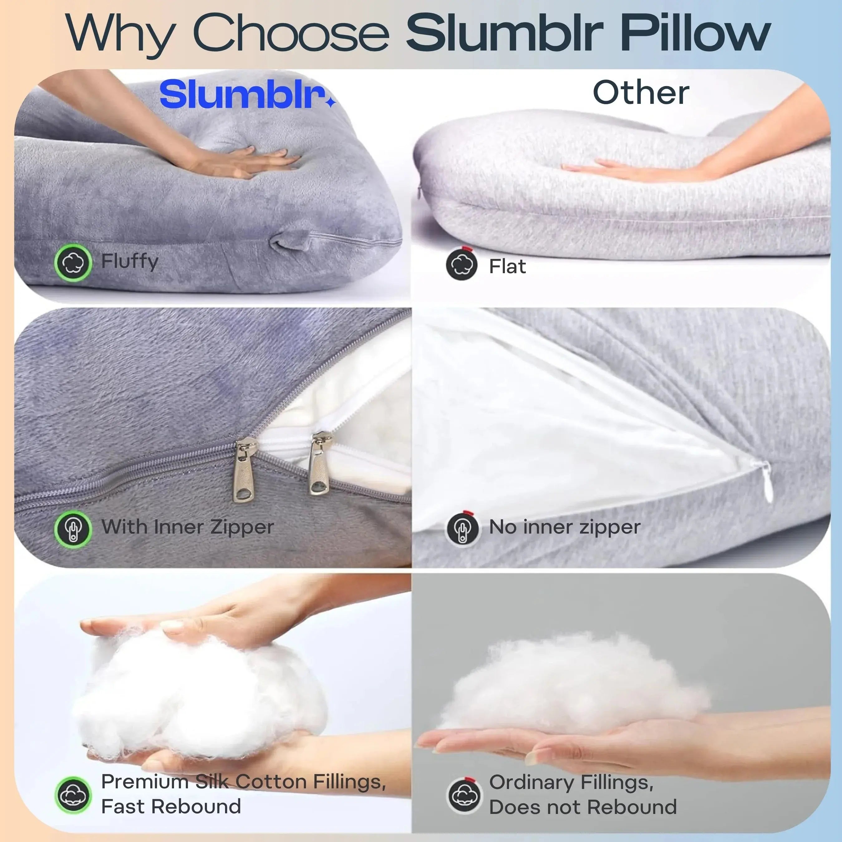 Velmesta Cooling Full Body Pregnancy Pillow