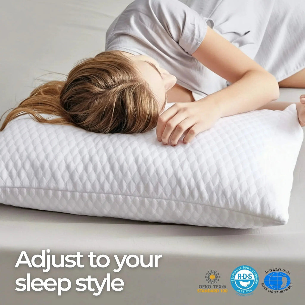 Velmesta Zero-Pressure Side Sleep Pillow