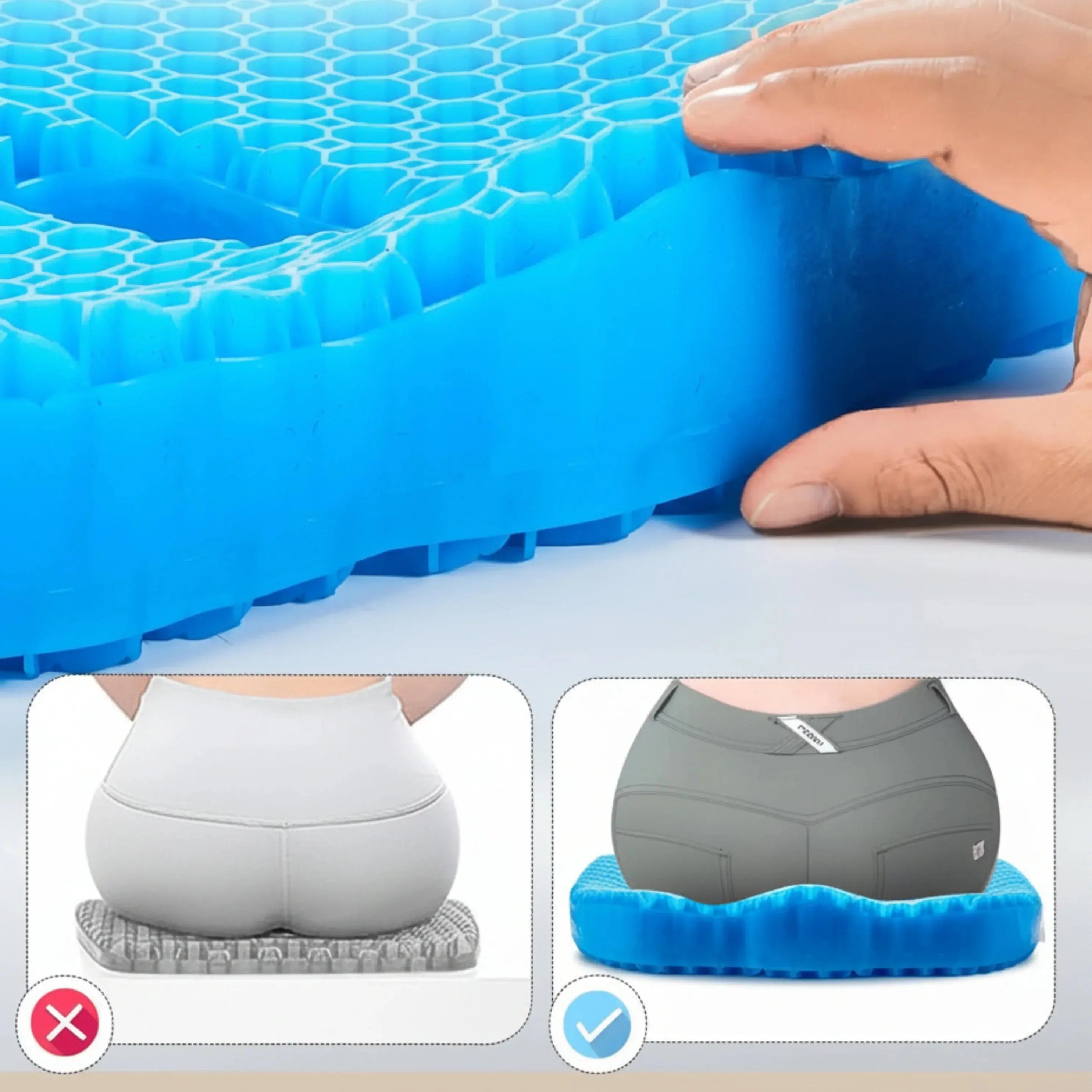 Velmesta Honeycomb Gel Seat Cushion