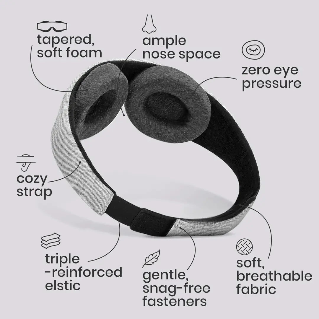 Velmesta 3D Contoured Blackout Sleep Mask