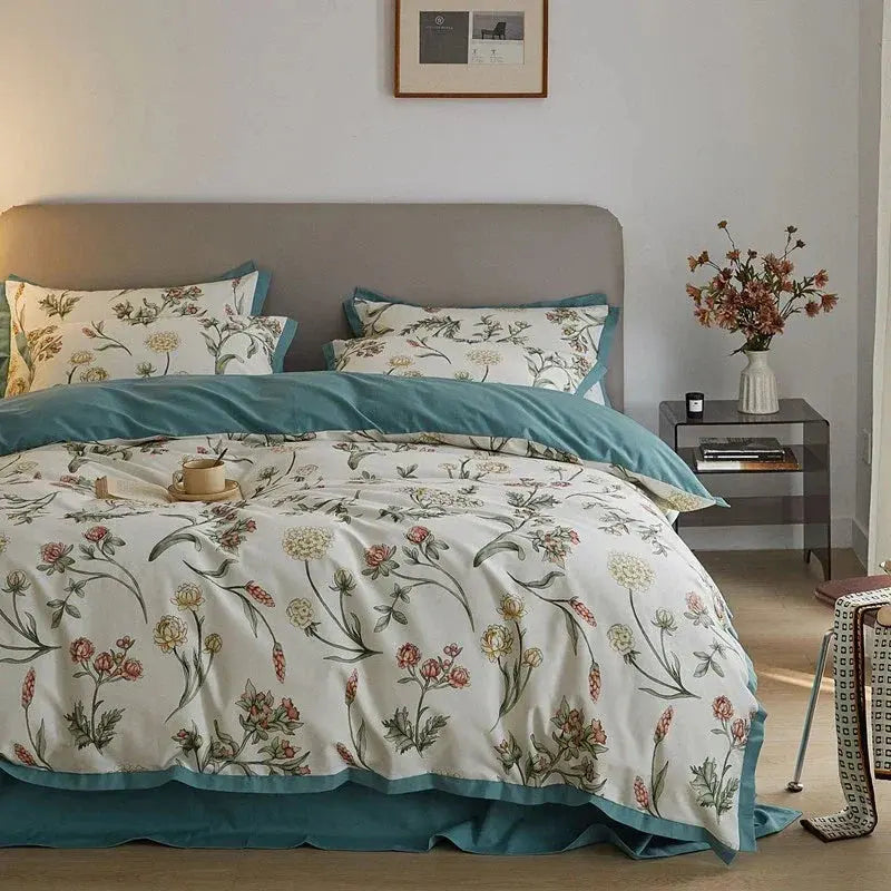 Velmesta Floral Duvet Cover Set