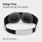 Velmesta 3D Contoured Blackout Sleep Mask