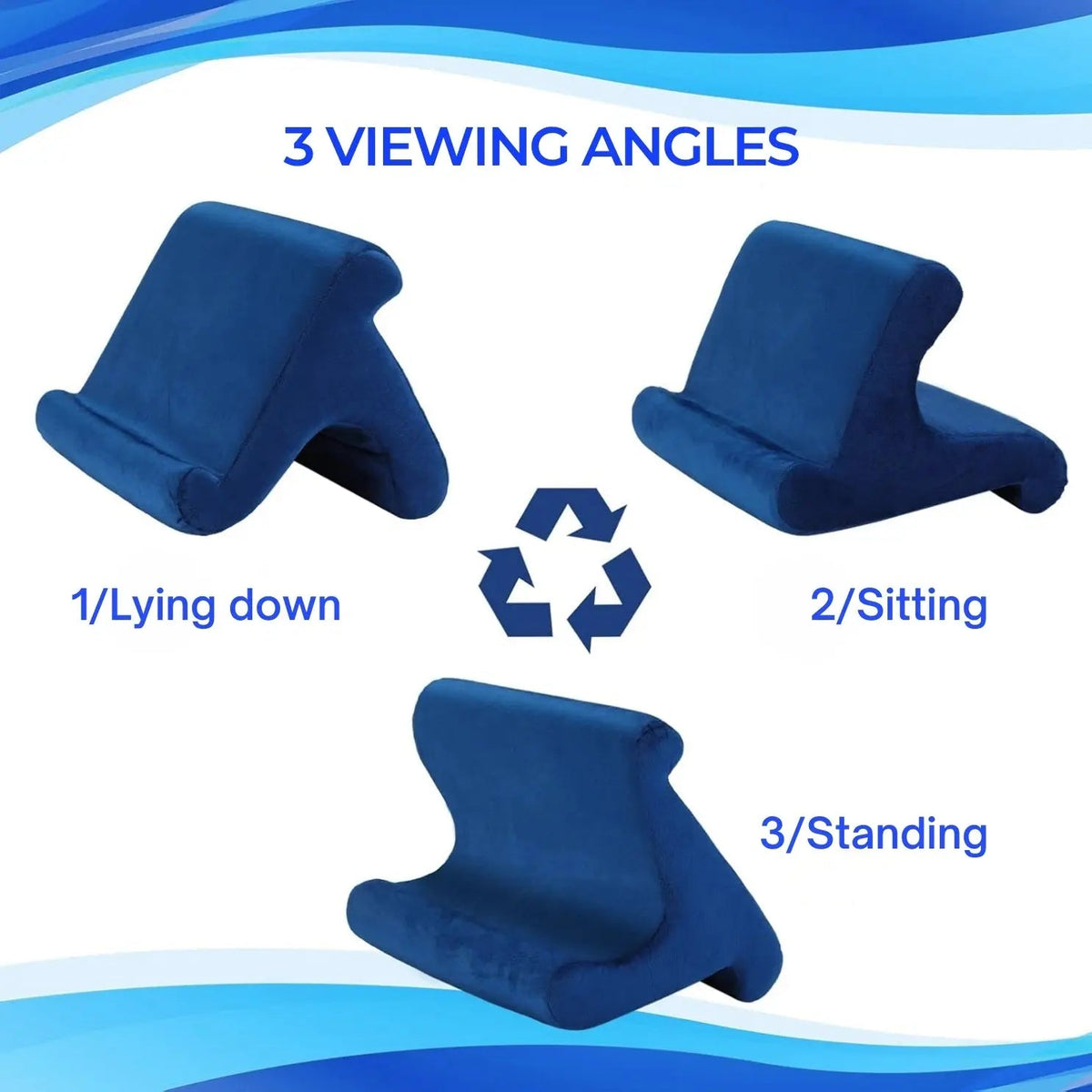 Velmesta Multi-Angle Tablet Pillow Stand view 6