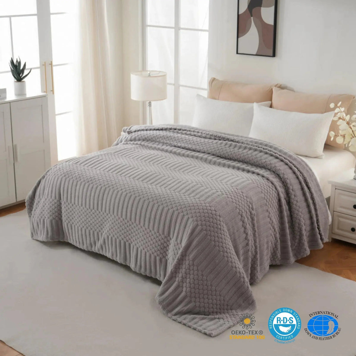 Velmesta Plush Fleece Throw Blanket view 8