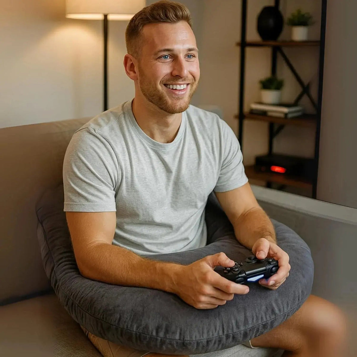 Velmesta U-Shaped Gaming Pillow for Arm Support