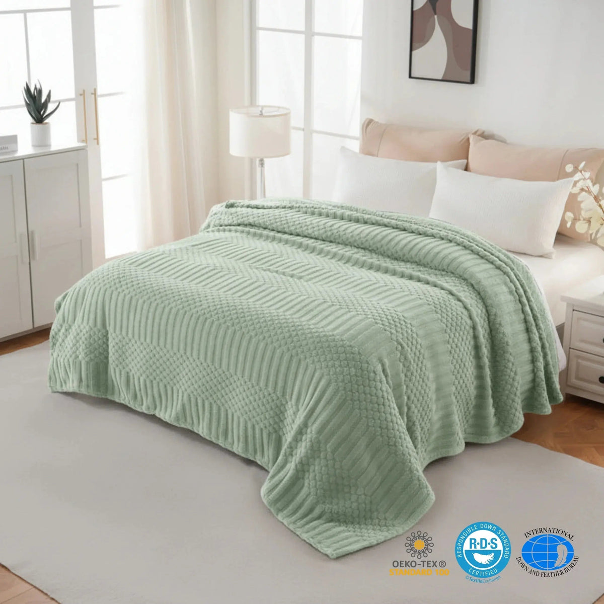 Velmesta Plush Fleece Throw Blanket view 9