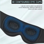 Velmesta Bluetooth Sleep Mask with Headphones