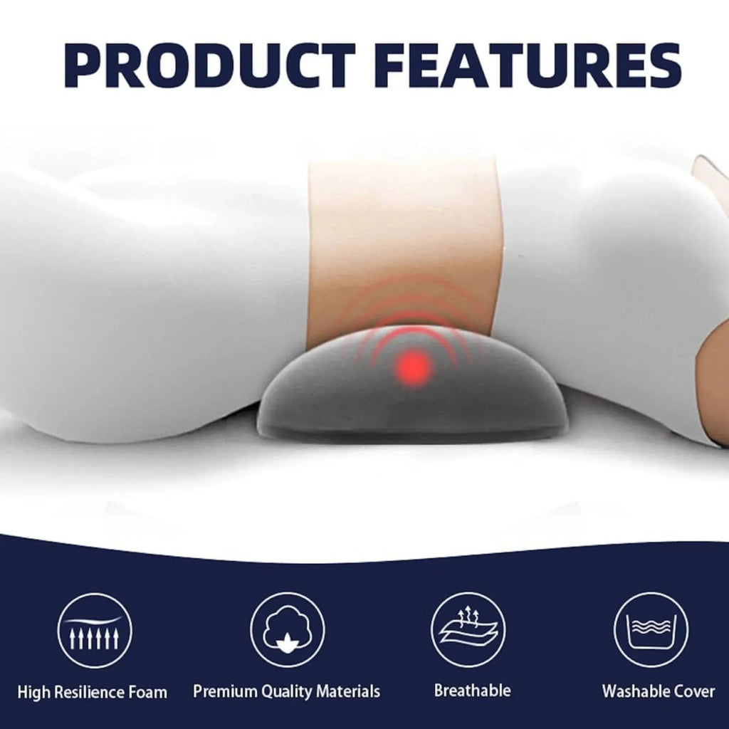 Velmesta Contoured Memory Foam Lumbar Cushion