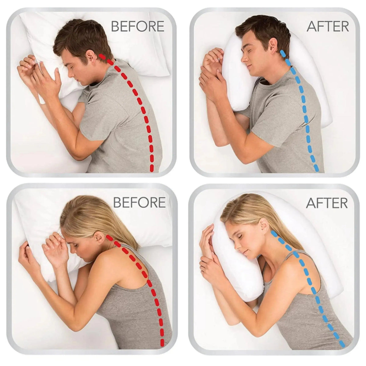 Velmesta U-Shape Contour Pillow