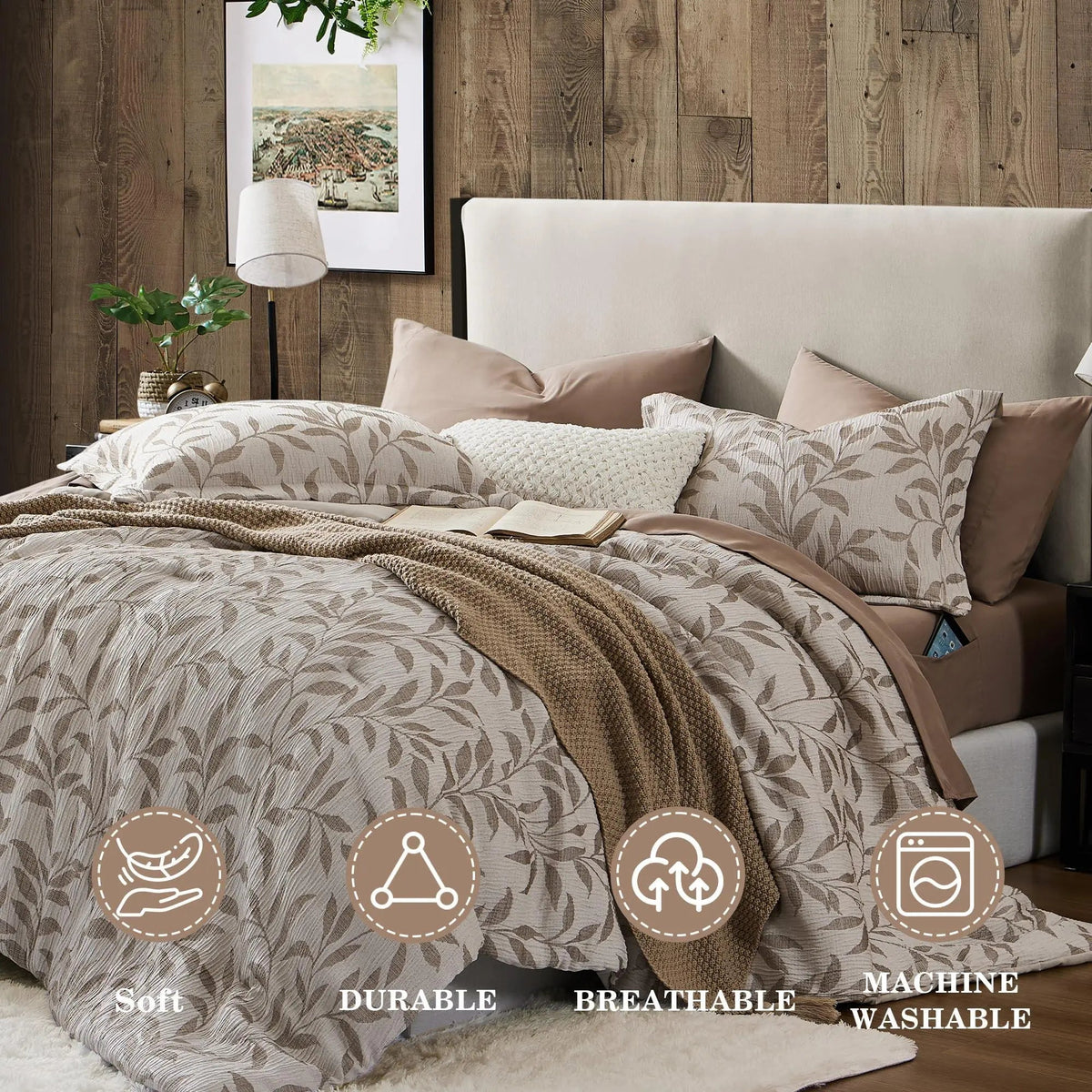 Velmesta Floral Duvet Cover Set