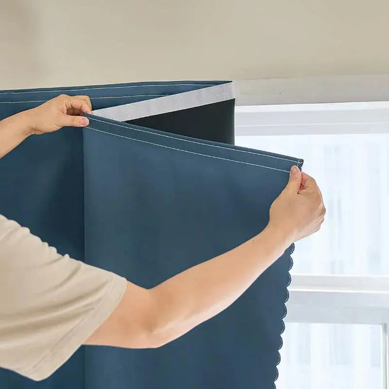 Velmesta Self-Adhesive Blackout Sunshade Curtain