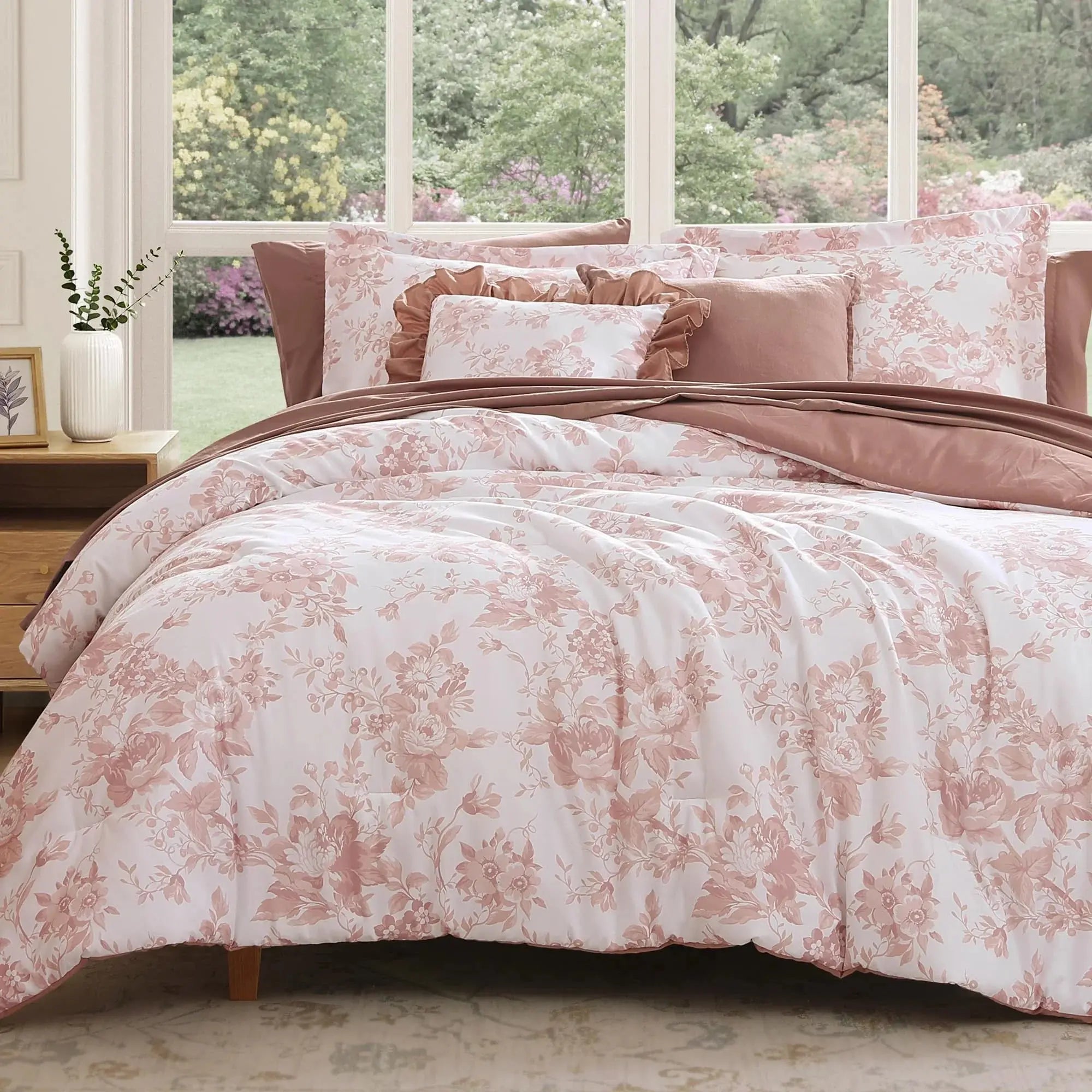 Velmesta Floral Duvet Cover Set