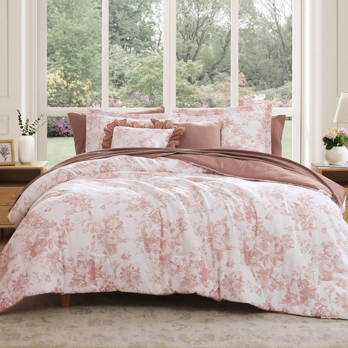 Velmesta Floral Duvet Cover Set