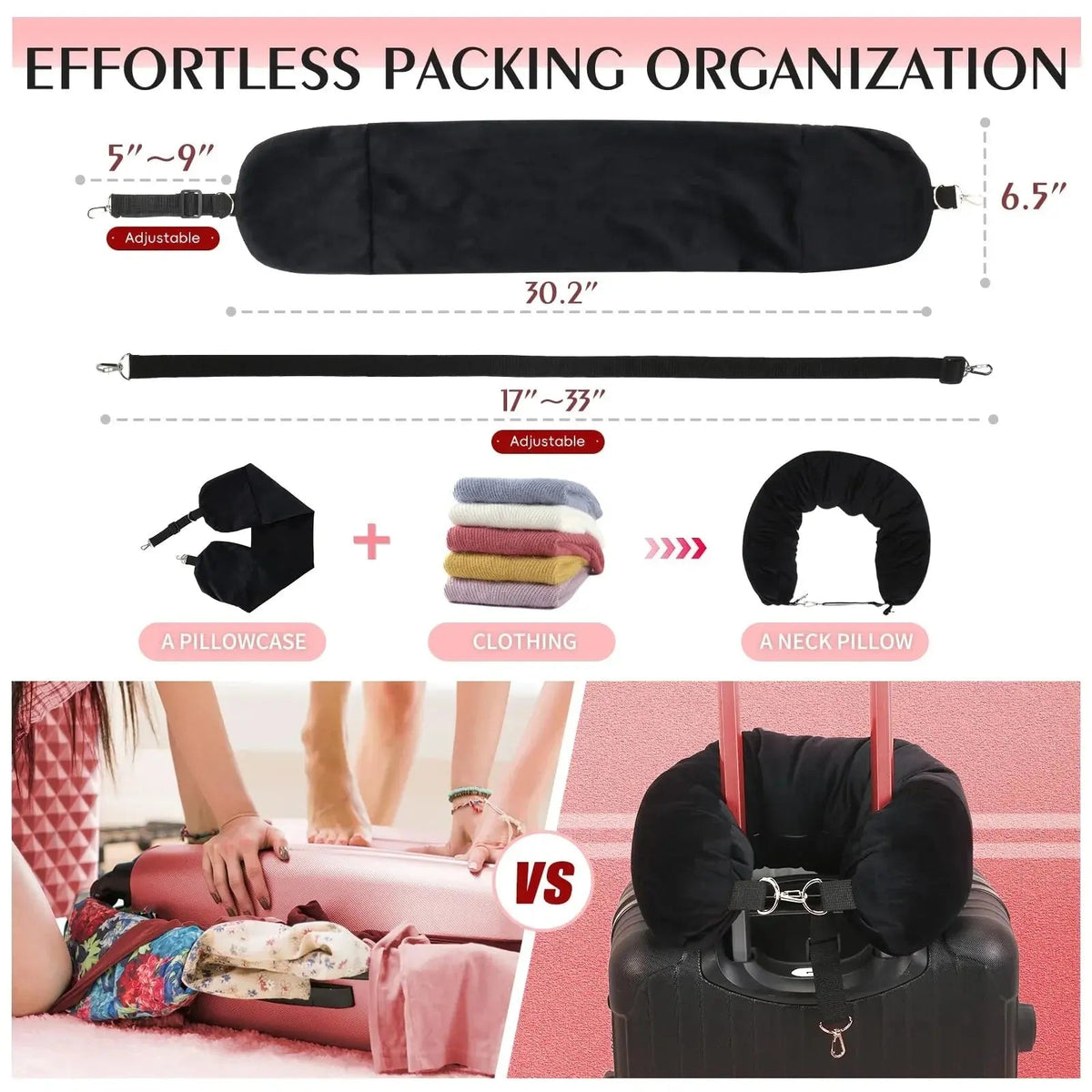 Velmesta Fillable Travel Neck Pillow view 7