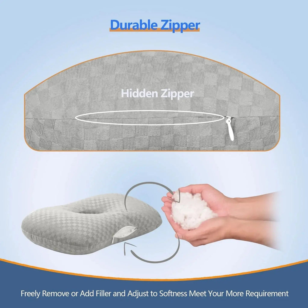 Velmesta Curved Ear Support Pillow