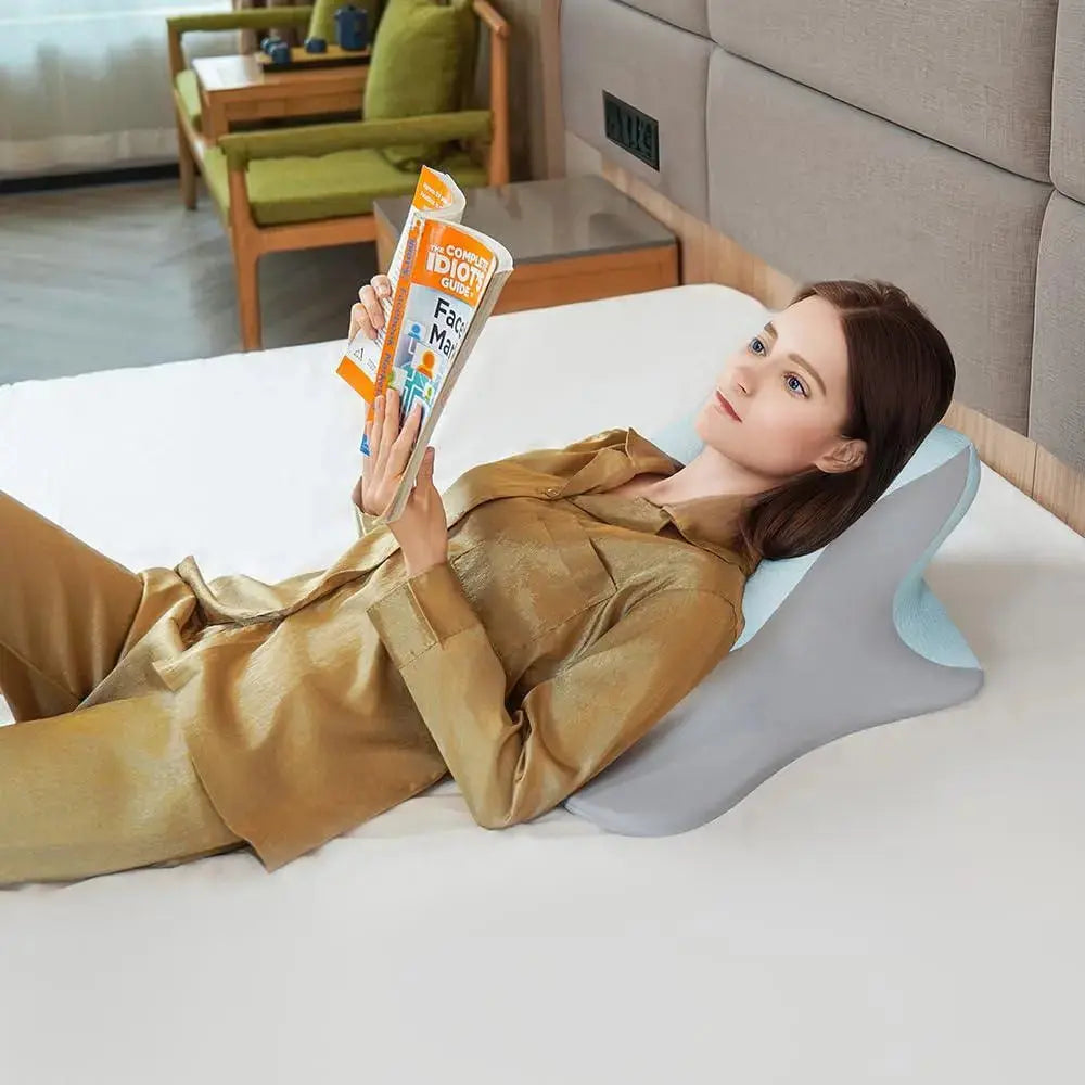 Velmesta Dual-Curve Memory Foam Lounge Pillow view 3
