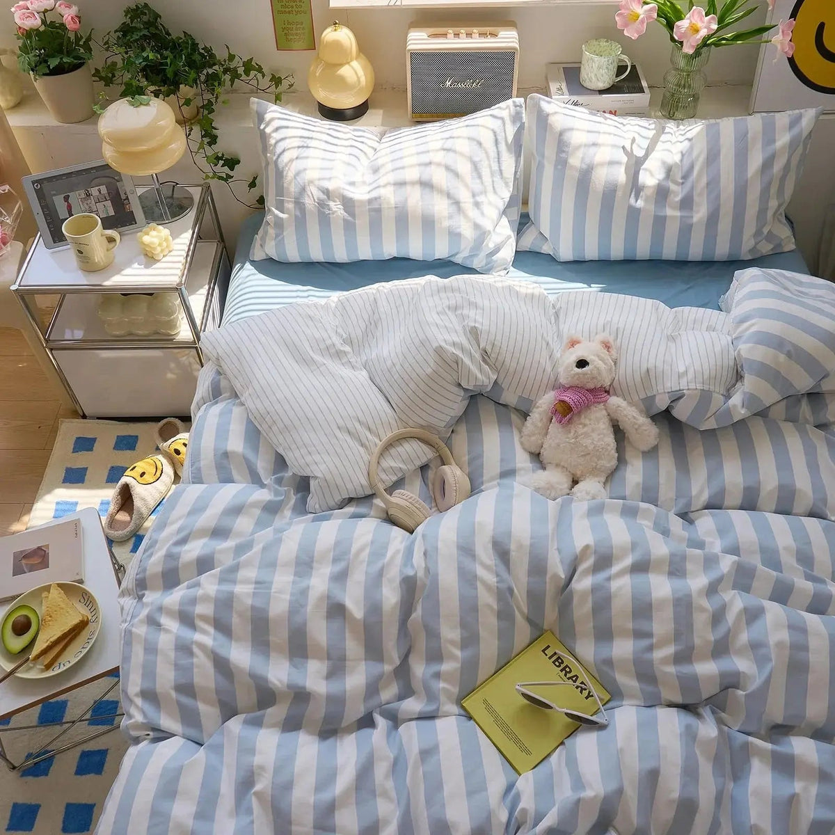 Velmesta Washed Cotton Crepe Quilt Set