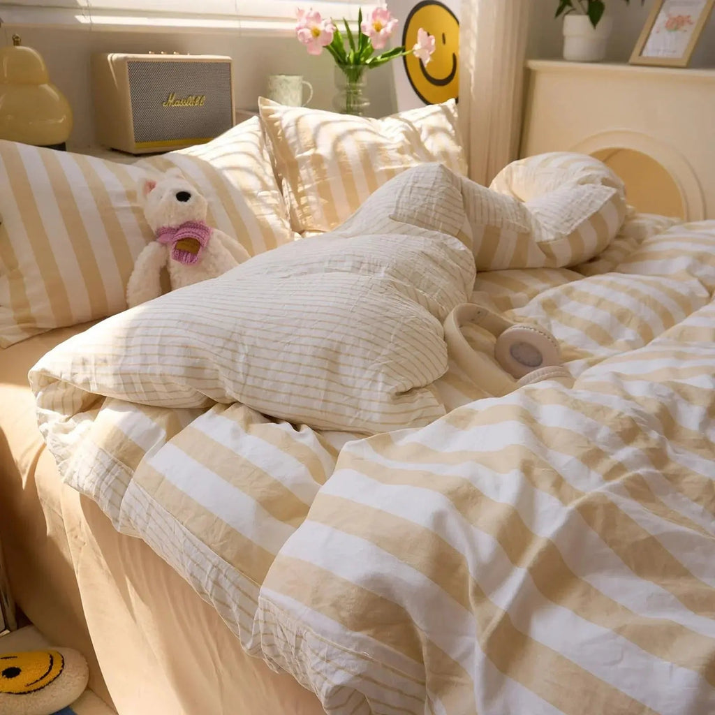Velmesta Washed Cotton Crepe Quilt Set
