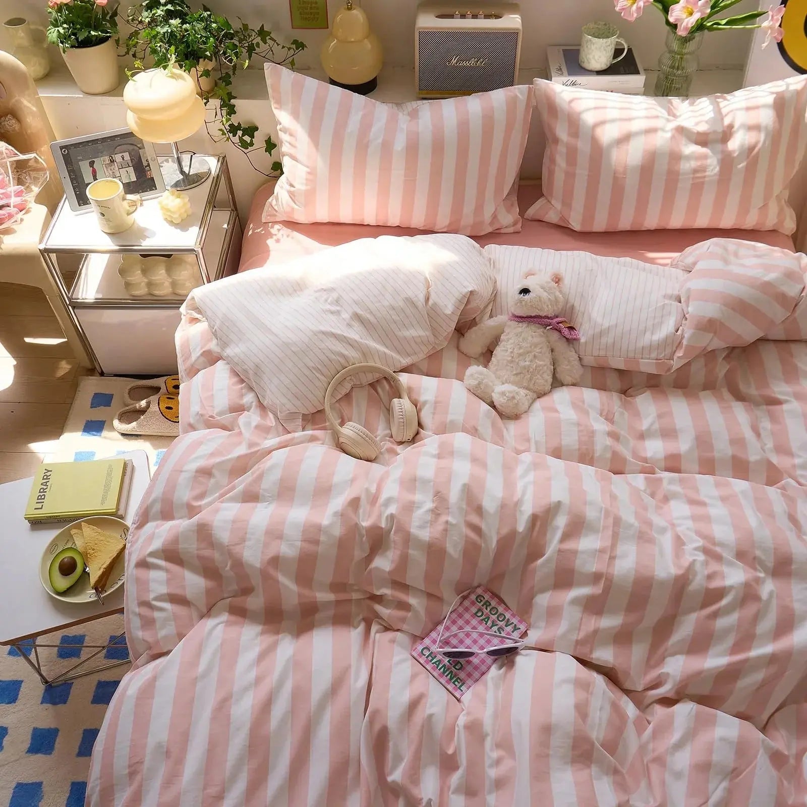 Velmesta Washed Cotton Crepe Quilt Set