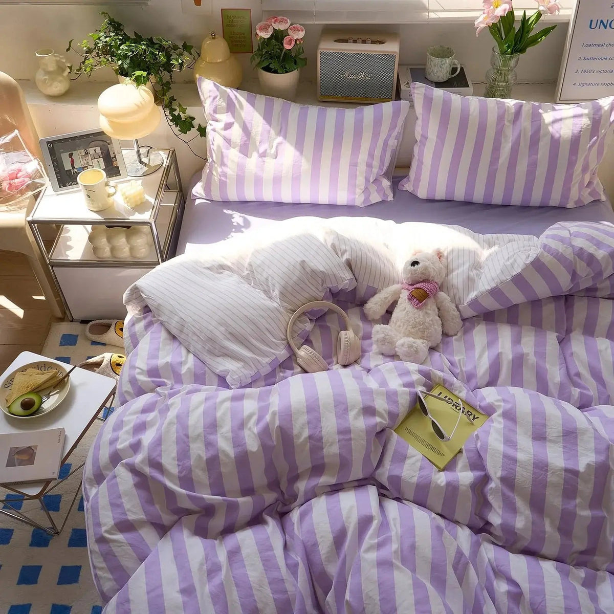 Velmesta Washed Cotton Crepe Quilt Set