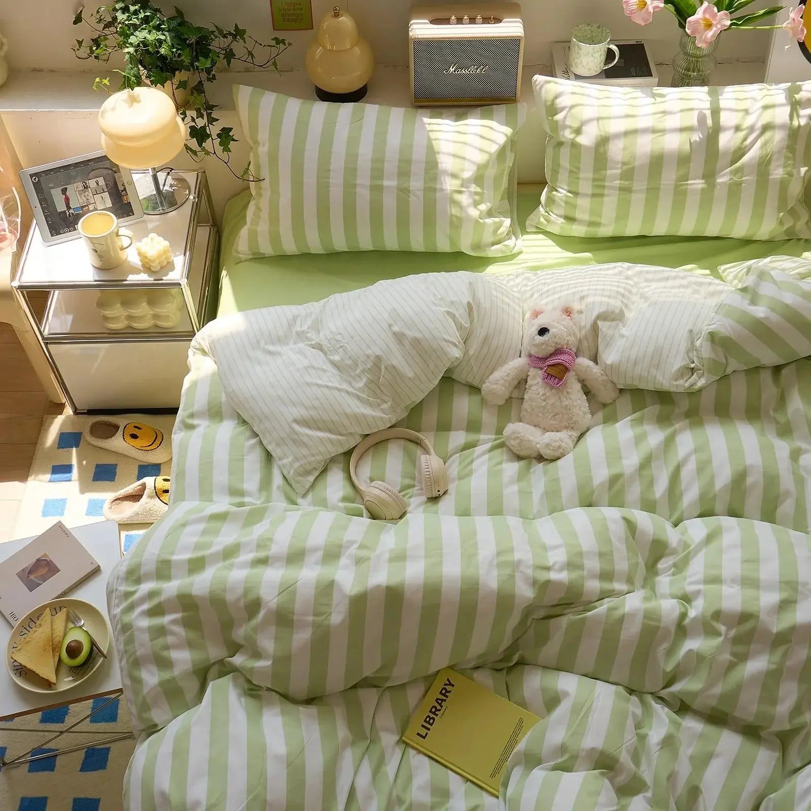 Velmesta Washed Cotton Crepe Quilt Set