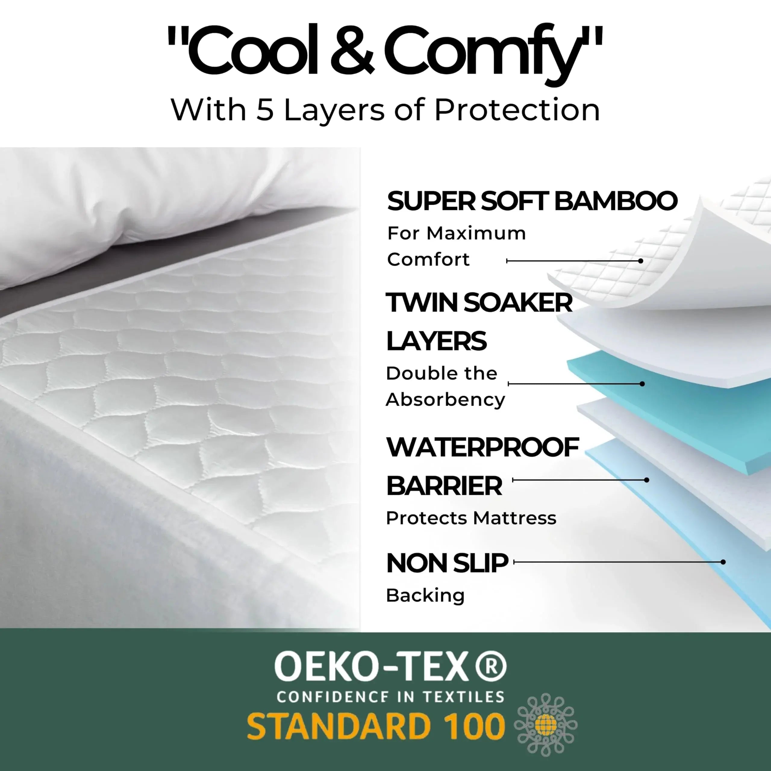 Velmesta Waterproof Mattress Protector