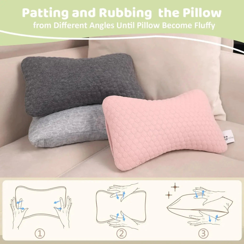 Velmesta Compact Travel Comfort Pillow Set