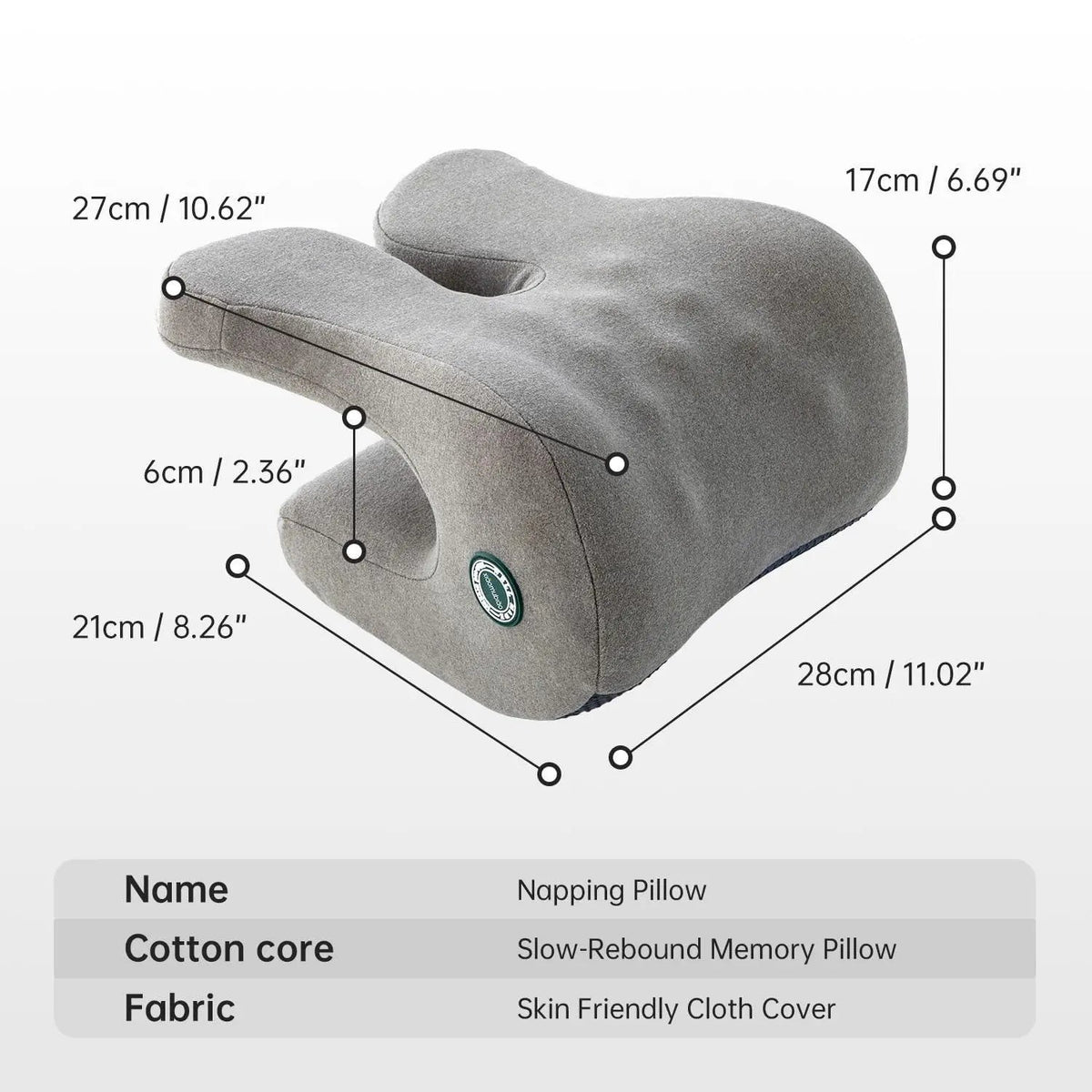 Velmesta Memory Foam Chair Headrest Pillow view 6