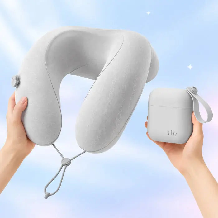 Velmesta Inflatable Travel Neck Pillow with Pocket Case view 9