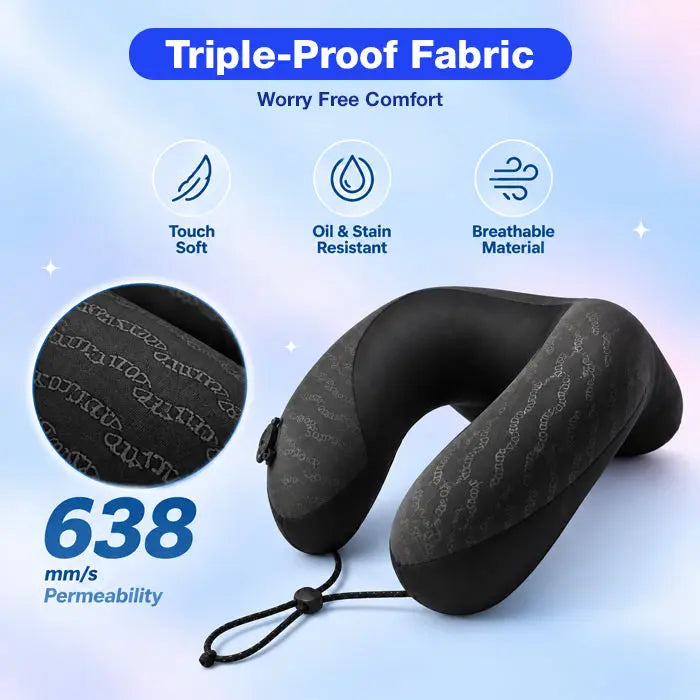 Velmesta Inflatable Travel Neck Pillow with Pocket Case view 4