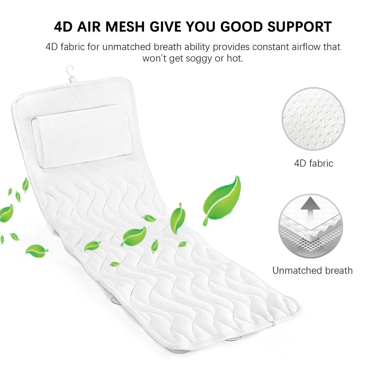 Velmesta Full Body Bath Pillow