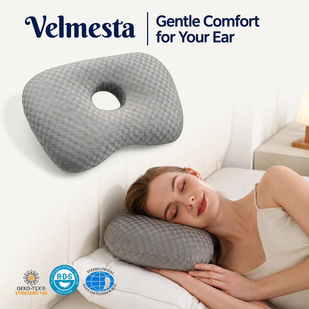 Velmesta Curved Ear Support Pillow