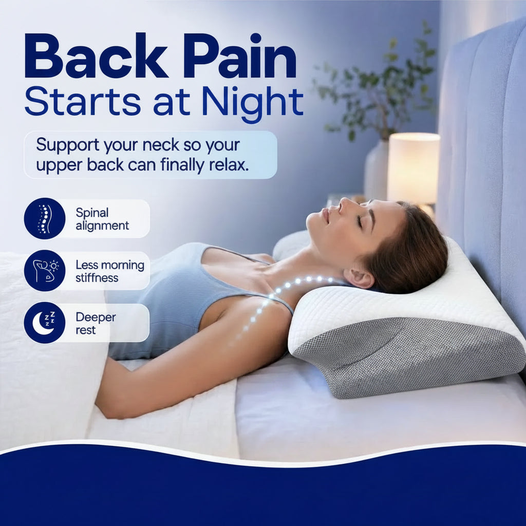 Velmesta Cervical Contour Comfort Pillow